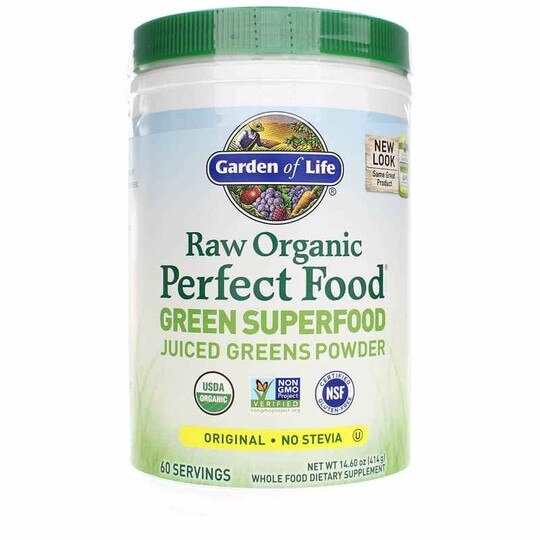 Raw Organic Perfect Food Green Powder, GOL